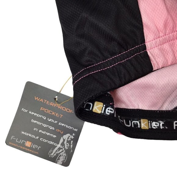 Funkier Cycling Jersey Top NWT Women's Size S UPF 50 1/2 Zip Short Sleeve J386 - Picture 9 of 10